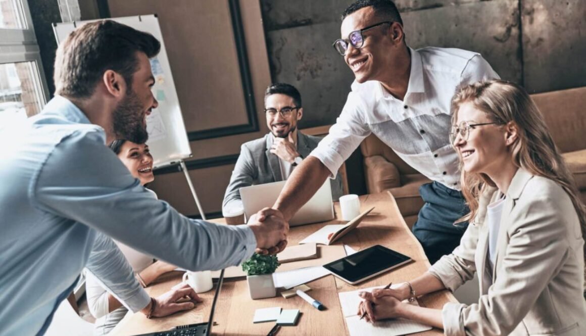 Welcome,To,Our,Team!,Top,View,Of,Young,Modern,Men